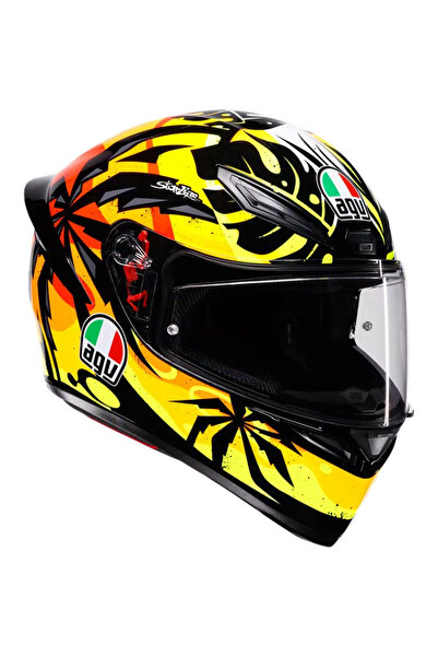AGV K1 S TROPICRUSH NEGRU/PORTOCALIU
