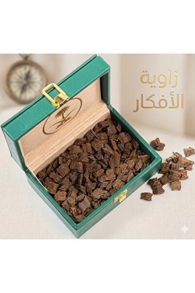AlGhaith عود فراشة بيور -نص كيلو- مع صندوق جلد لحفظ العود