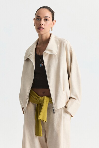 Antioch High Collar Bomber Jacket