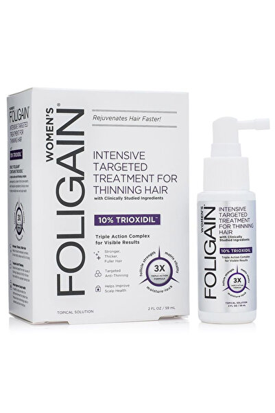 FOLIGAIN Tratament pentru scalp, Formulă completă cu triplu efect, 10% Trioxi...