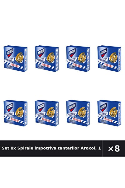 Aroxol Set 8x Spirale impotriva tantarilor Aroxol, 10 buc