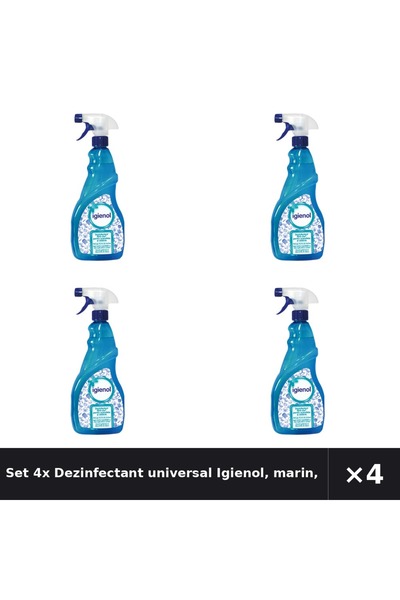 Igienol Set 4x Dezinfectant universal Igienol, marin, 750 ml