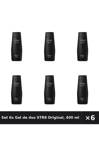 str8 Set 6x Gel de dus Original, 400 ml
