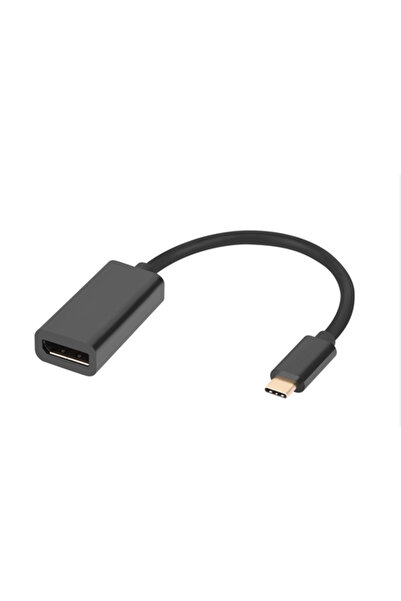 MicroConnect Adaptor USB-C la DisplayPort 1.2 MC-USBC-DPF1.2 Negru