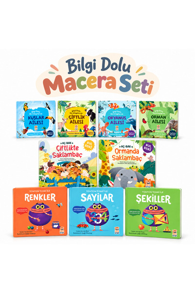 Sincap Kitap Bilgi Dolu Macera Seti | Ekransız Zaman | 0-3 Yaş