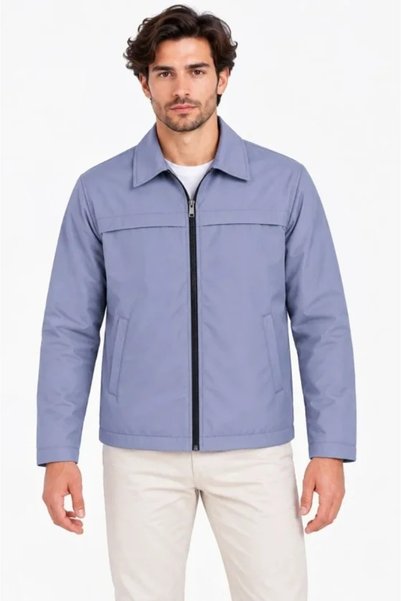 Generic Brand Men's Water Repellent Windproof Lined Full Zipper 4 Season Regu...