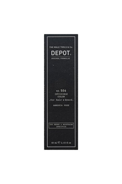 DEPOT Не. 506 Invisible Colour полуперманентна боя за коса и брада, Графит, 6...