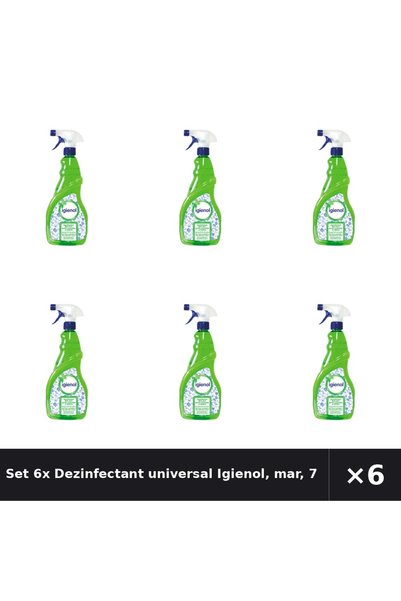 Igienol Set 6x Dezinfectant universal Igienol, mar, 750 ml