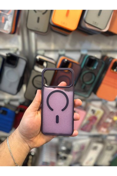 zore iPhone 17 Pro Max / 18 Pro Max Uyumlu M-Safe Şarj Özellikli Babet Kapak