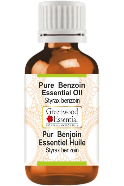 Greenwood Essential زيت البنزويين العطري النقي (ستيراكس بنزويين) مقطر بالبخار...