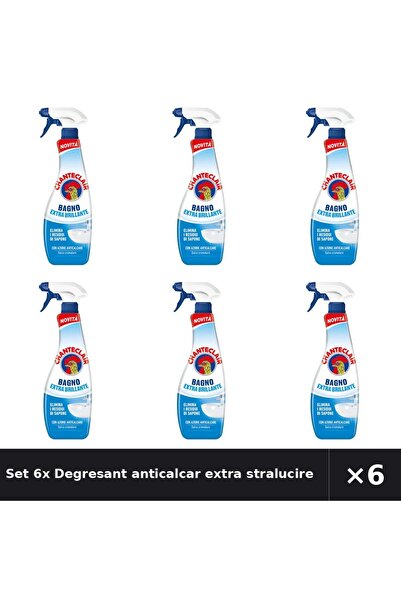 Chanteclair Set 6x Degresant anticalcar extra stralucire Chanteclair, pentru ...
