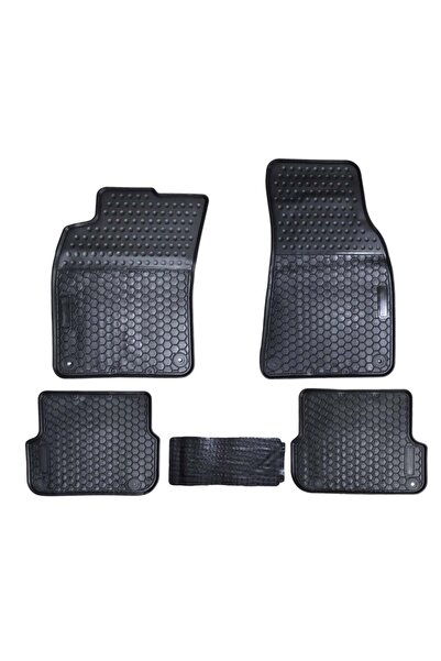 DELUXETUNING Covorase auto cauciuc compatibile cu Audi A6 C7 2011-2018
