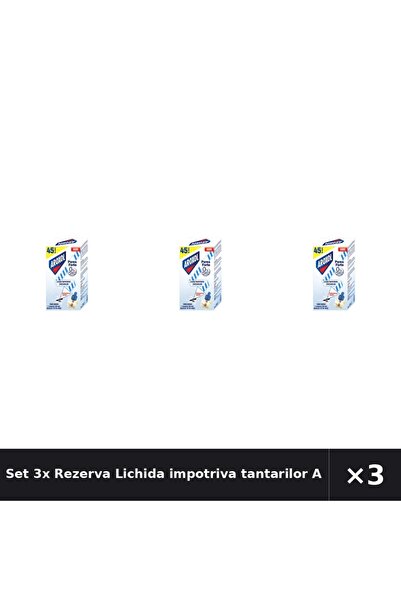 Aroxol Set 3x Rezerva Lichida impotriva tantarilor Aroxol, 1 bucata