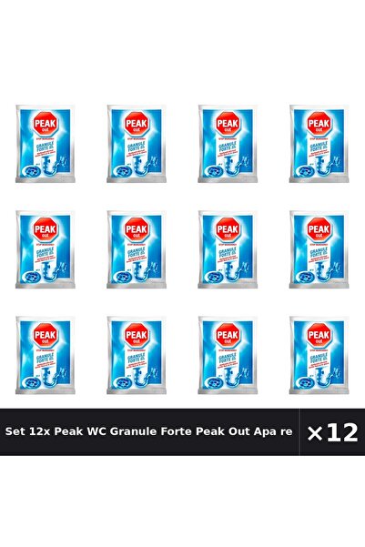 Peak WC Set 12x Granule Forte Peak Out Apa rece, 60g