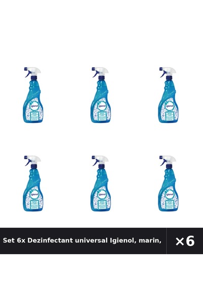 Igienol Set 6x Dezinfectant universal Igienol, marin, 750 ml