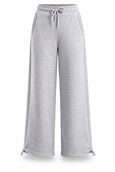 5in1Canpolat Gray Elastic Waist Sweatpants 48493