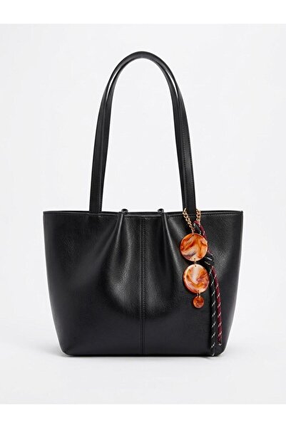 SHIKIRTI BAG STORE Large Size Women's Shoulder Bag with Charm Detail and Zipp...