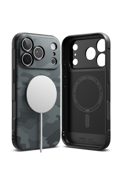 Ringke MagSafe калъф за Apple iPhone 18 Pro / 17 Pro, Ringke, Оникс, Камуфлаж