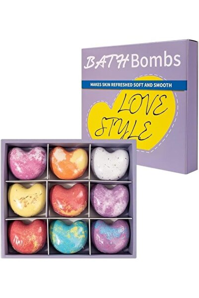 Yelajoy 9 Scents Large Bath Bombs Gift Set, Moisturizing Spa Soak Bombs with ...