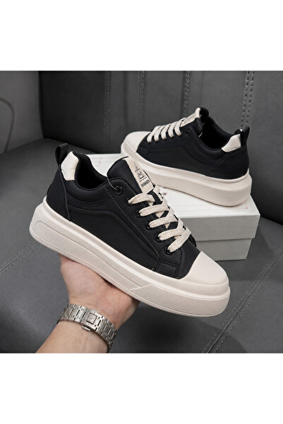 dehaine Adidasi barbati CROWN STREET, adidasi casual din piele ecologica, com...