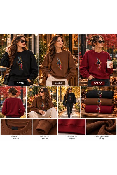 HUMAN LOVE Super 3-Pack Unique Design Sweatshirt