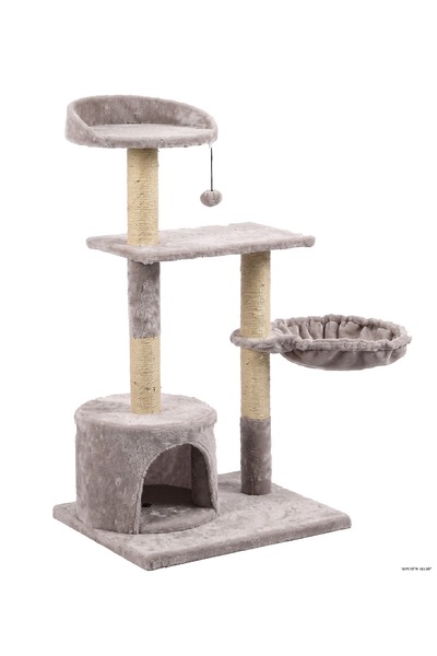 Tommy Spt-Gld Multi-Storey Luxury 46X46X116 Married (220846) Scratching Gray