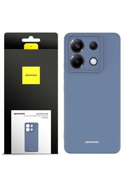 spacecase Husă de silicon Poco X6 / RM Note 13 Pro 5G albastru