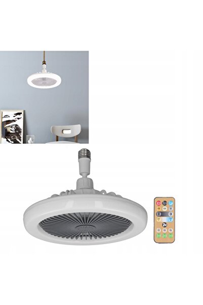 NO BRAND Ventilator de tavan cu lumină LED, lampă LED, ventilator de tavan 30W