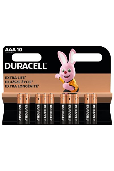 Duracell Baterii AAA 10 bucăți