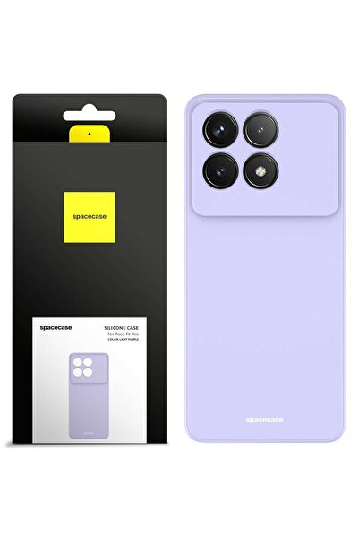spacecase Husă de silicon Poco F6 Pro mov deschis