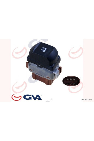 GVA Spt-Gld Window Regulator Switch Megane Ii Front Right Single (234632) - P...