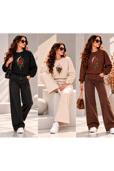 HUMAN LOVE Super 3-Pack Unique Design Sweatshirt