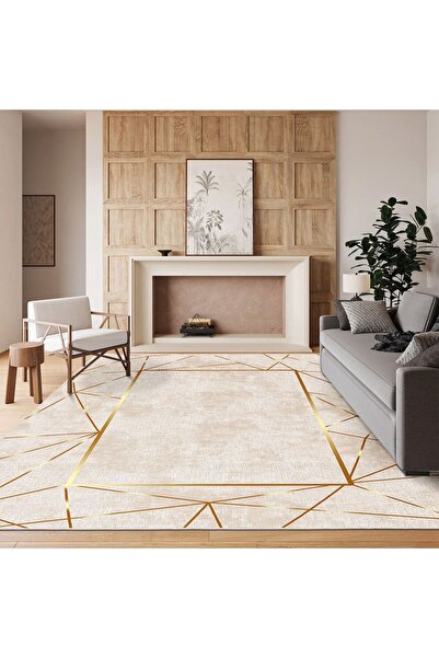 Asi Home Covor Golden Angles, 160x230 εκ., Κατιφέ, Έλατο 9 χιλ., Αντιολισθητικό