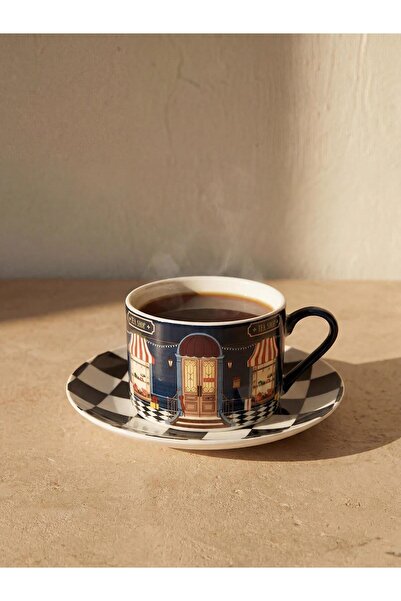 LC Waikiki Mixed New Year's Themed Coffee Cup Set (W6)