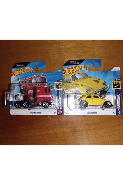 HOT WHEELS optimus prime + bumblebee