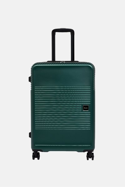 Rock 21 Inch Hardshell Check In Spinner Luggage, Dark Green