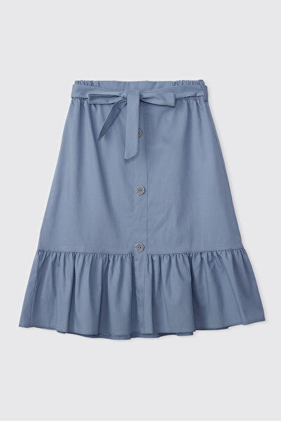 Panço Girl's Blue Skirt
