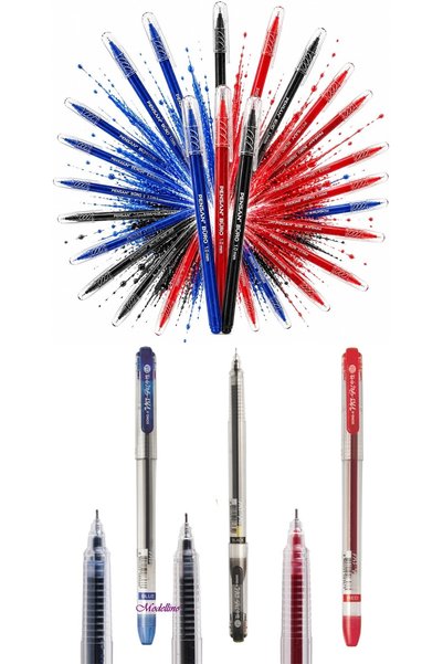 Modellino 6'lı Kalem Set/ 3 Renk Dong-a My Gel 05mm İnce Uçlu Pilot Jel Kalem...