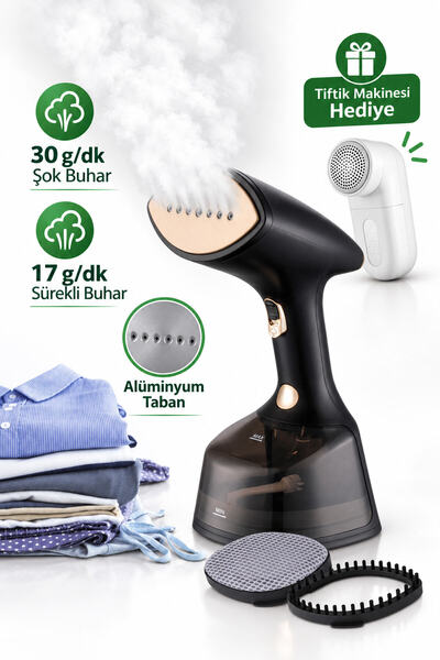 Kiwi 30 g/dk Şok Buhar Buharlı Dikey Ütü KSI-670 Tiftik Makinesi Hediye (Onerous)