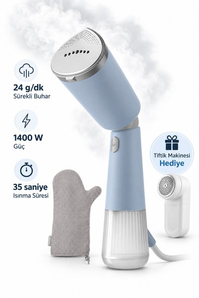 Philips 24 g/dk Sürekli Buhar Buharlı Dikey Ütü STH5020/20 Tiftik Makinesi Hediye (Onerous)