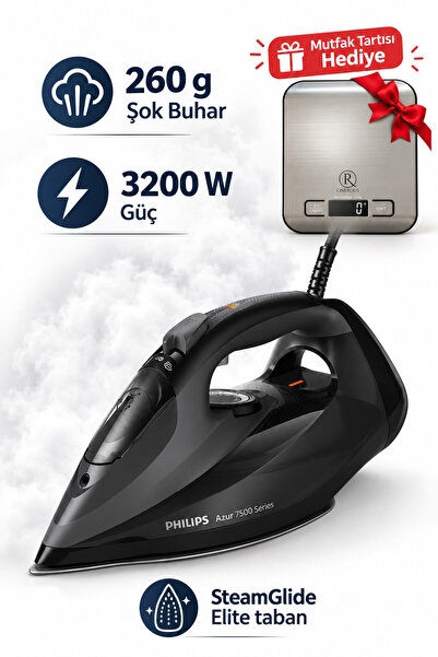 Philips 260 g Şok Buhar Buharlı Ütü DST7511/80 Mutfak Tartısı Hediye (Onerous)