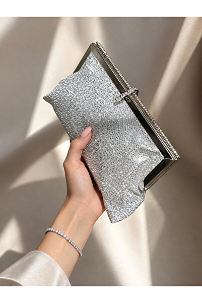 Gül Karatekin Kadın Venom Desen Taş Detaylı Cüzdan Clutch Model Portföy Özel ...