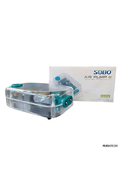 Sobo MURATECH Hava Motoru Şeffaf Kasa 8W 2 x (42710) 6 LtMin