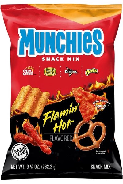 Frito Lay Munchies Snack Mix, Flamin' Hot, 262g (Export)
