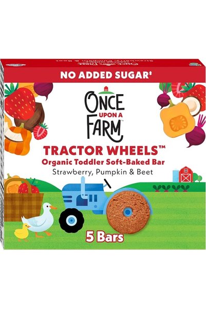 Once Upon A Farm قضيب عجلة الجرار لزراعة الفراولة والقرع والبنجر