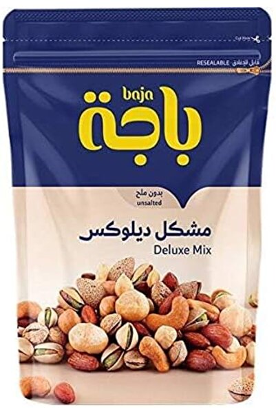Bajaar باجا مزيج المكسرات الفاخرة غير المملحة 280 جرام