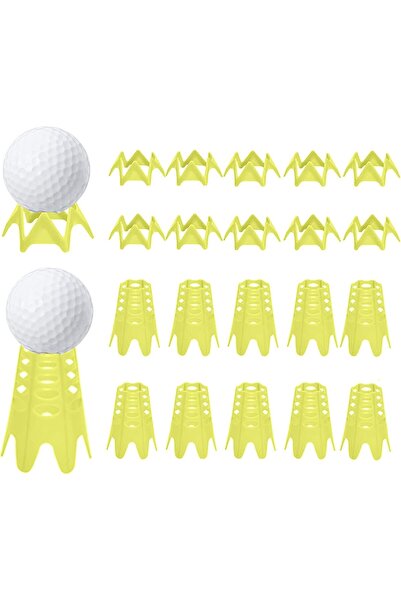Arabest Plastic Golf Simulator Tees for Indoor and Outdoor Practice,20 Pieces...