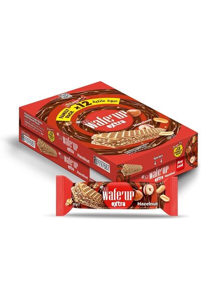 Eti Wafe Up Extra Hazelnut 29 G (Value Pack) 12 Pcs
