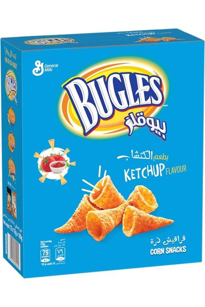 Bugles Box Ketchup 12x15g