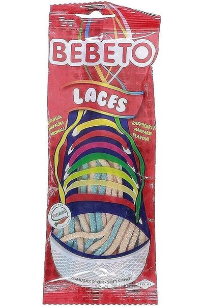 BEBETO Laces Raspberry & Mandarin Flavor 75 g